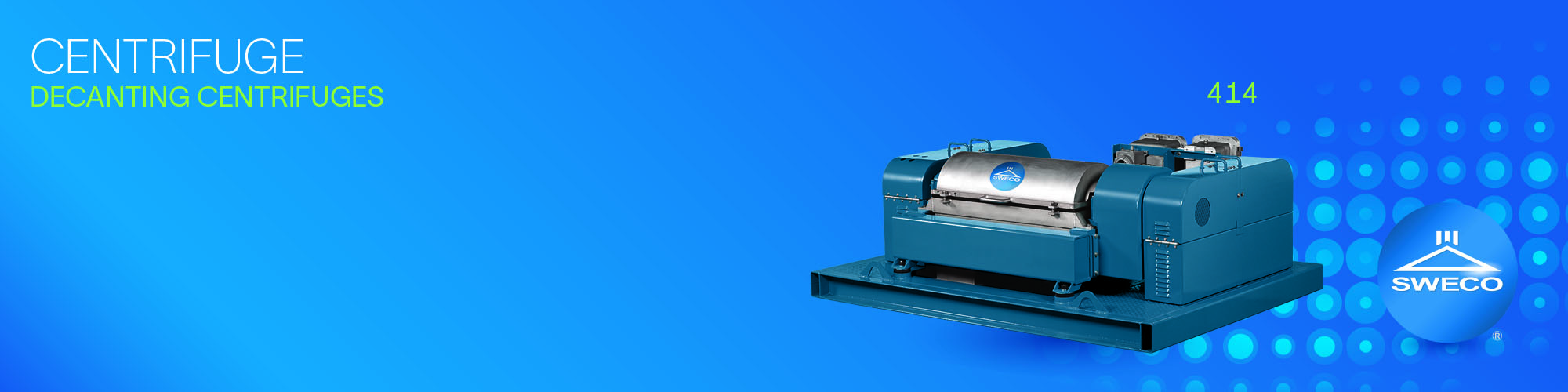 SWECO centrifugadoras decantadoras