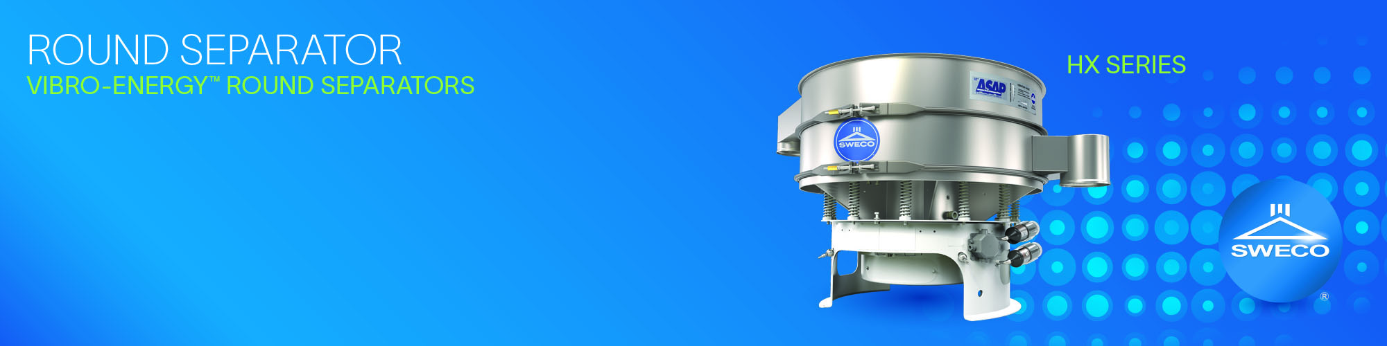 SWECO Separadores circulares Vibro-Energy